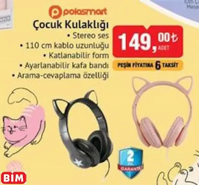 POLOSMART ÇOCUK KULAKLIĞI